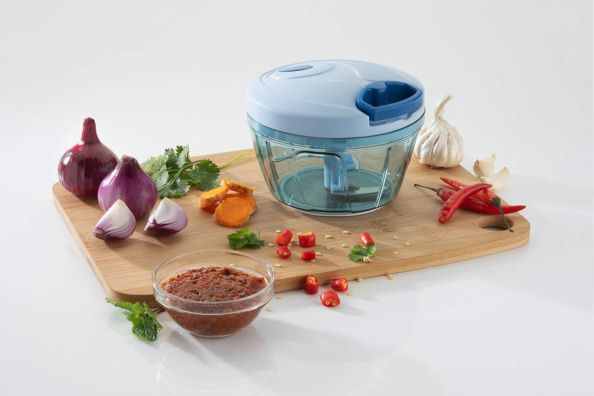080 Manual Food Chopper Compact  Powerful Hand Held Vegetable Chopperblender