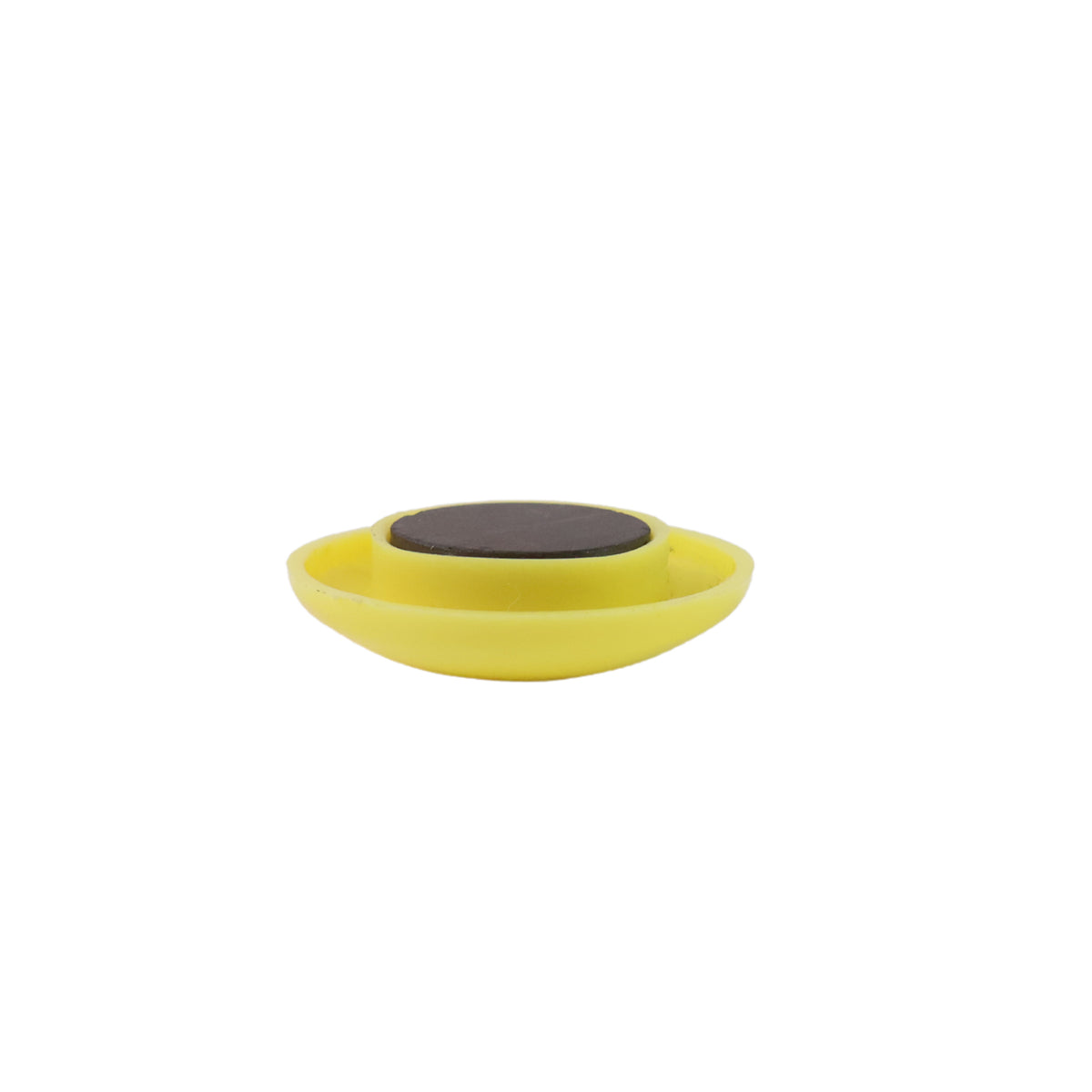 Yellow Board Magnets Circular Plastic Buttons (1 Pc)