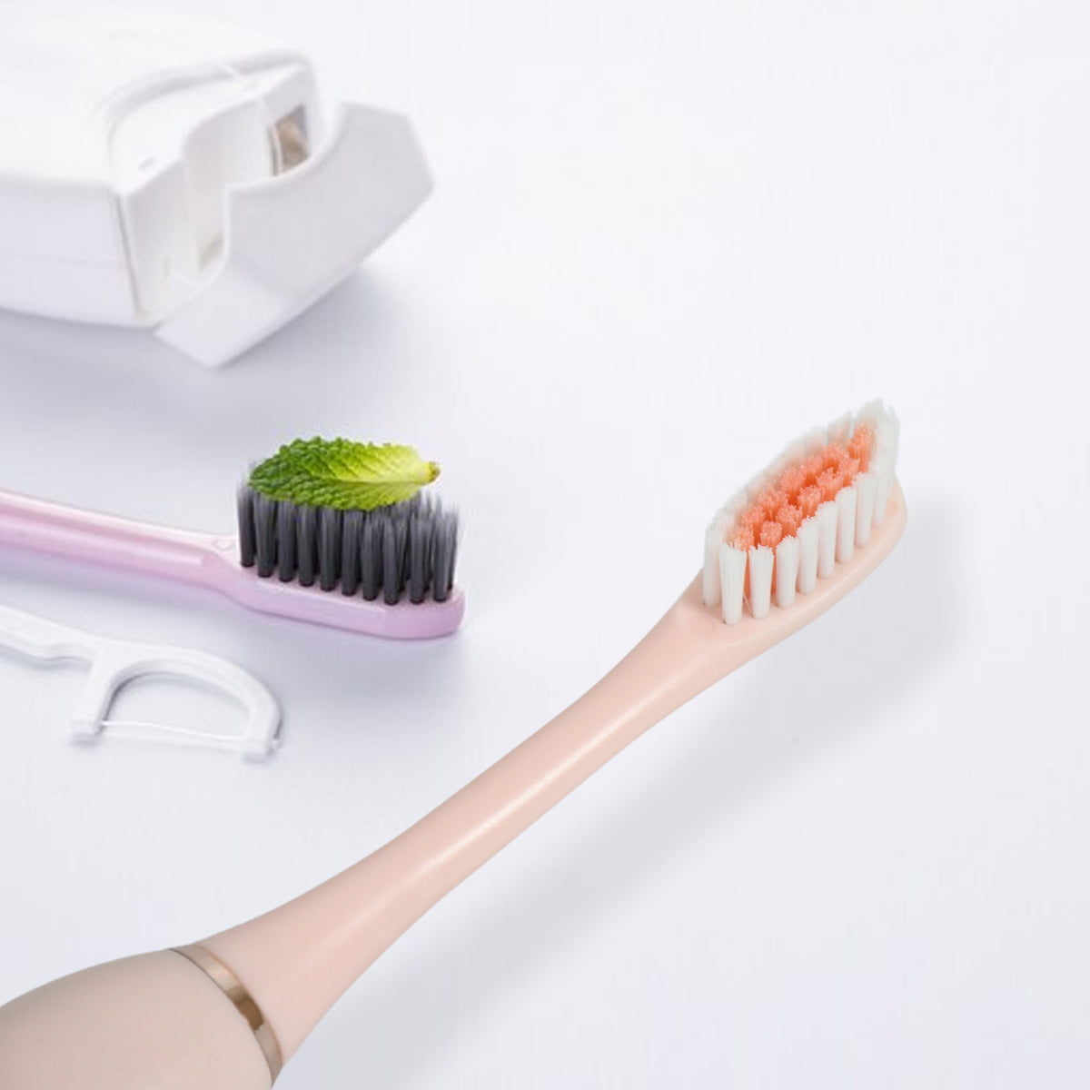 7326 Electric Toothbrush For Adults And Teens Electric Toothbrush Deep Cleansing Toothbrush With Extra Brush Heads