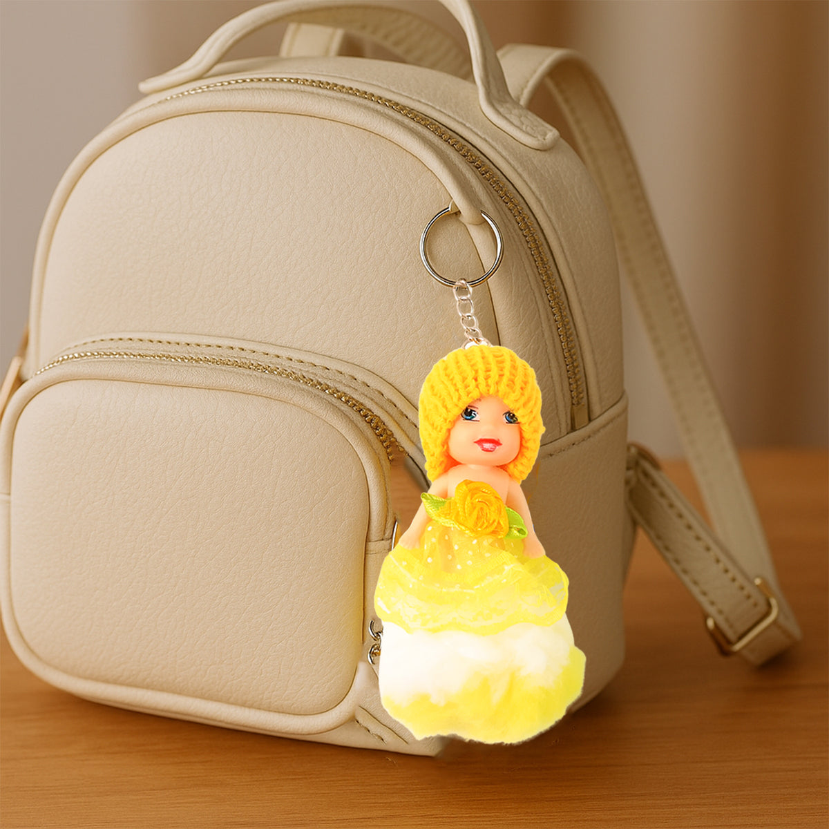2-in-1 Kids Doll Rakhi Cum Keychain  Stylish Soft Toy Rakhi For Raksha Bandhan  Daily Use As Bag Or Key Ring