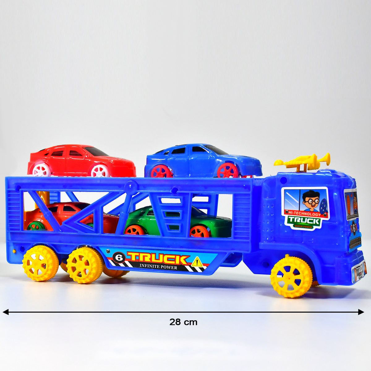 4442 Toy Set Truck With 4 Mini Cars Toy Vehicles For Children