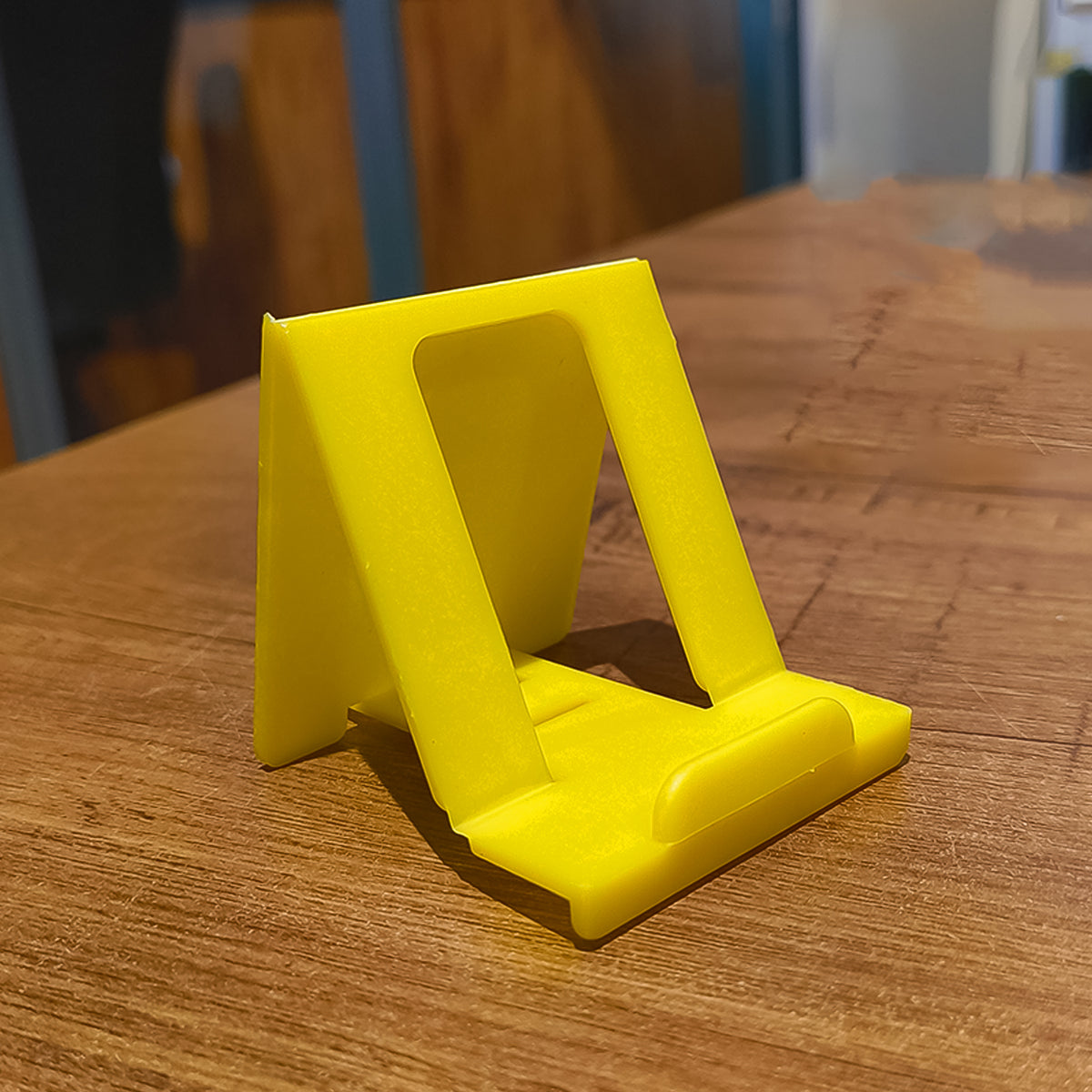 Adjustable Foldable Plastic Mobile Phone Stand (1 Pc  Mix Color)