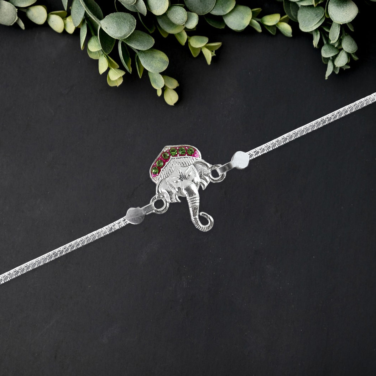 Divine Bond Sacred Thread  Ganesh Rakhi For Your Dearest Brother