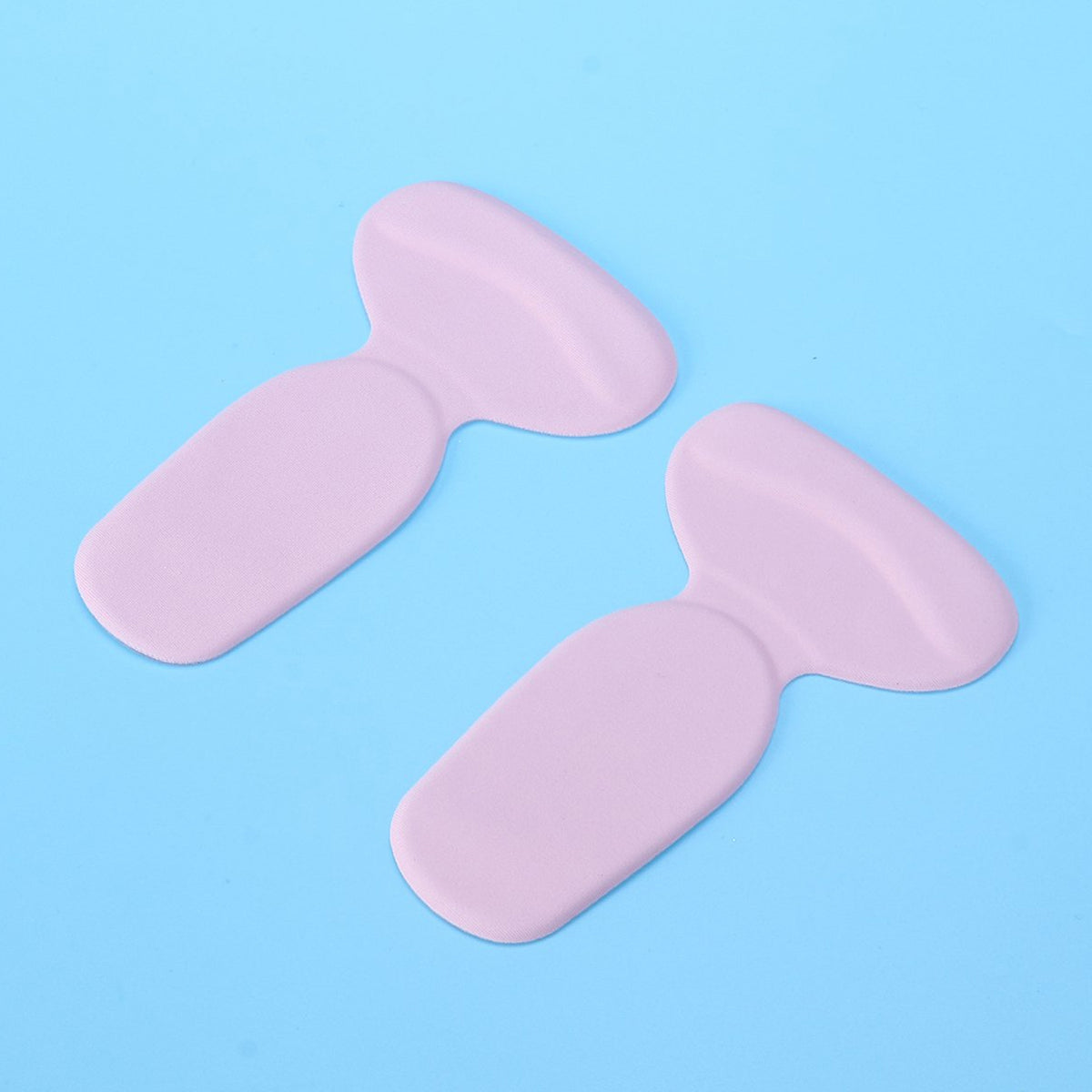 2 In 1 T Shaped Silicone Self Adhesive Shoe Heel Pads Insoles (1 Pair)