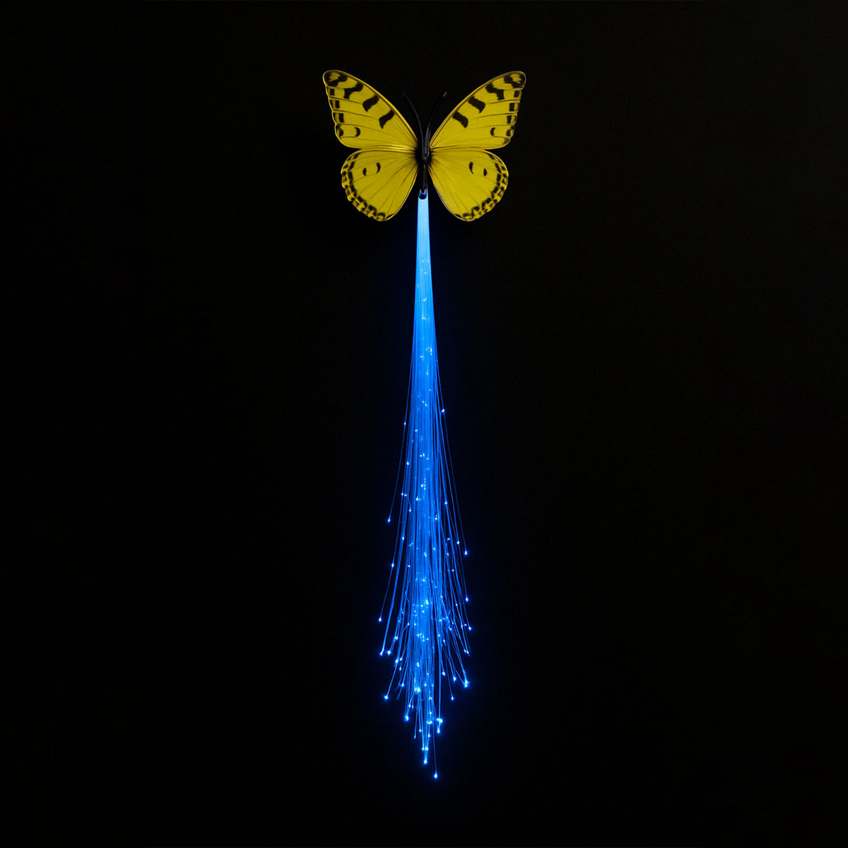 Led Butterfly Hair Braid Clip (Mix Color 1 Pc)