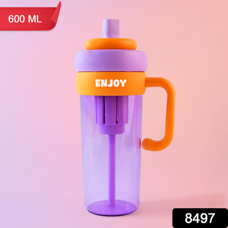 Premium Plastic Water Bottle Approx 600ml (1 Pc)