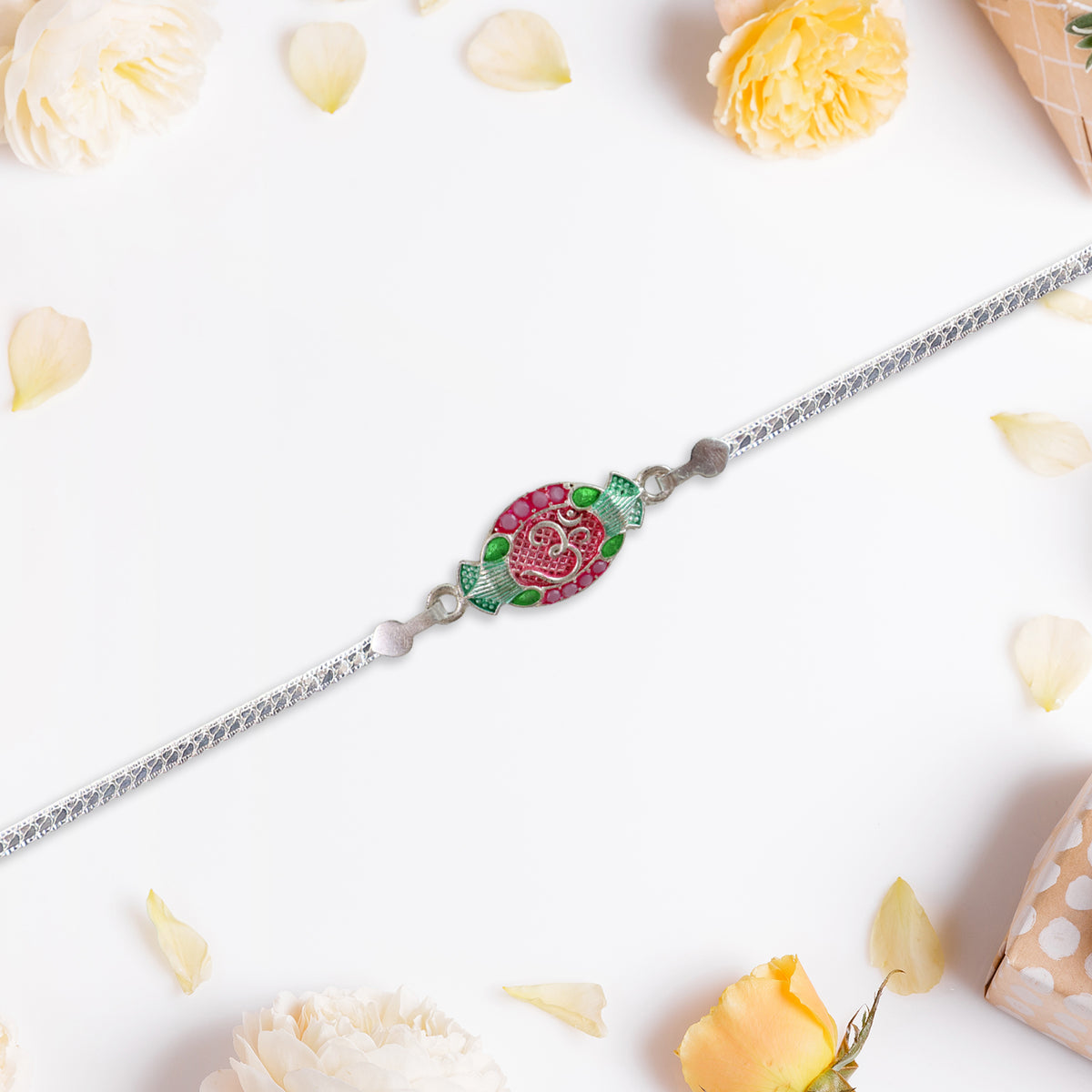 Sacred Om On A Sacred Day  A Rakhi Full Of Blessings And Love