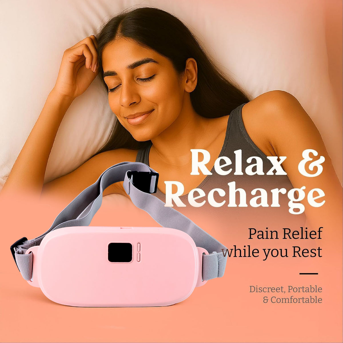 Rechargeable Smart Warm Palace Belt (1 Pc)