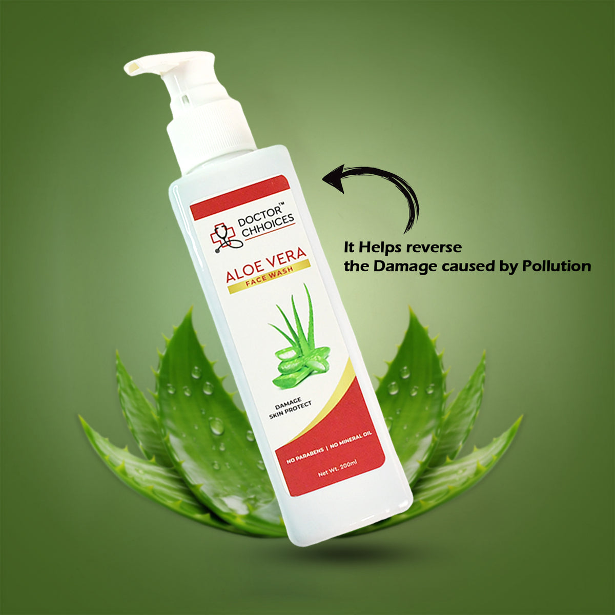 Doctor Chhoices Aloe Vera Face Wash  200ml