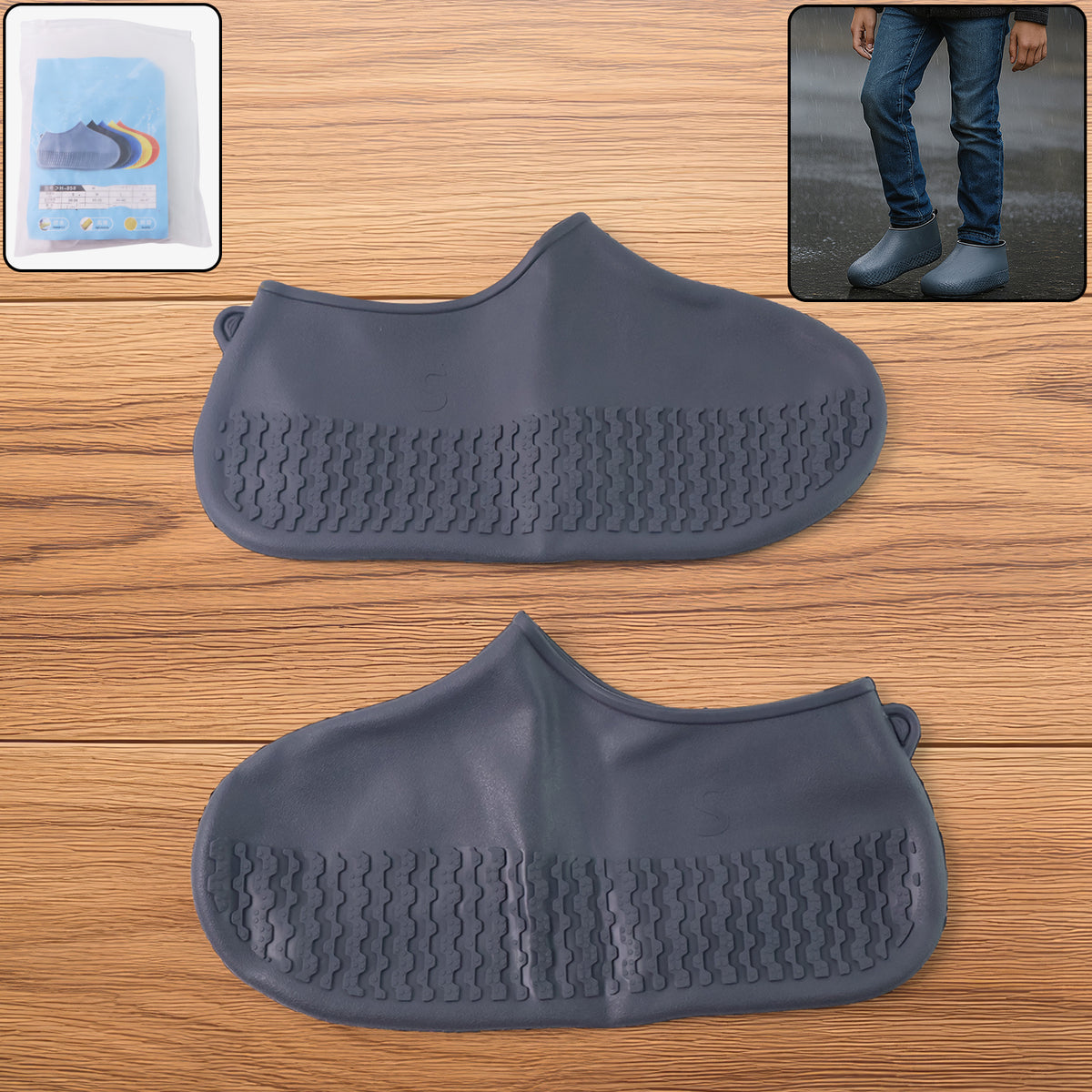 Waterproof Silicone Shoe Covers For Kids (1 Pair)