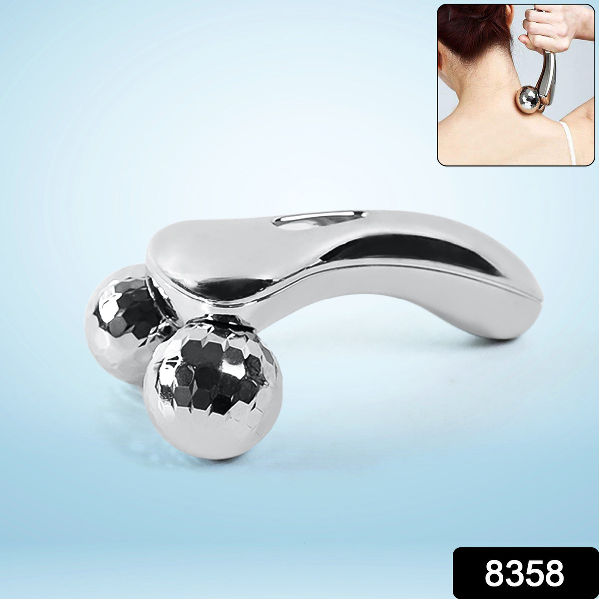 8358 360 Degree Facial Roller Designed For Face Lifting And Skin Tightening Improves Blood Circulation And Reduces Puffiness.