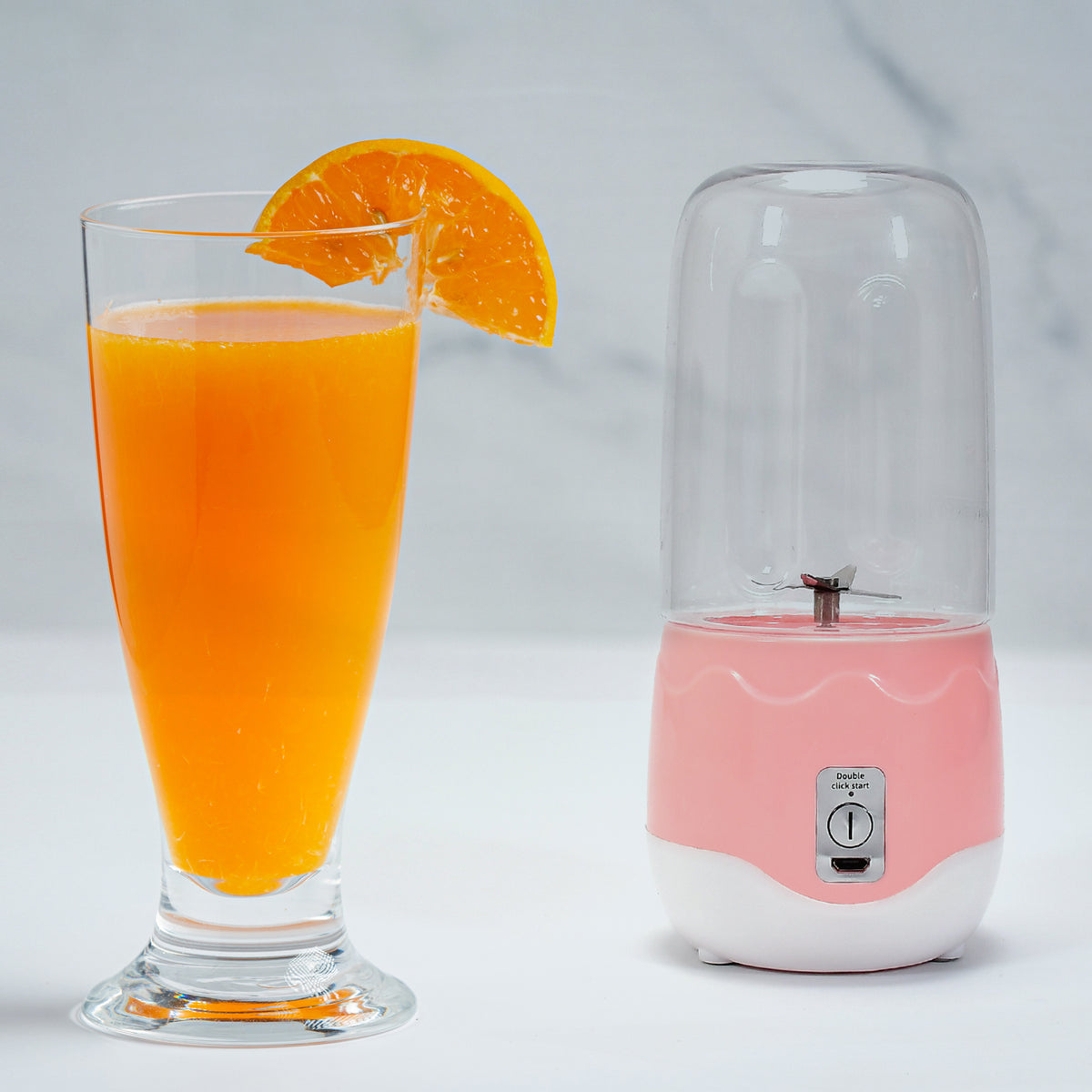 2260 Portable Blender Personal Blender Juicer Cup Mini Handheld Blender With 4 Blades Mixer For Fruit Shakes And Smoothies Portable Juicer (Multicolor)