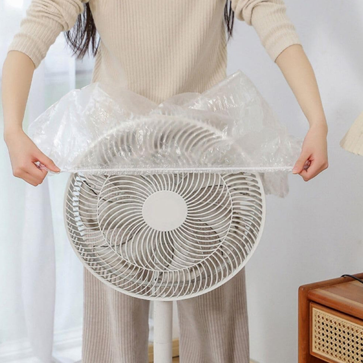 Home Thick Disposable Dust Proof Plastic Furniture Covers (1 Pc  Small)