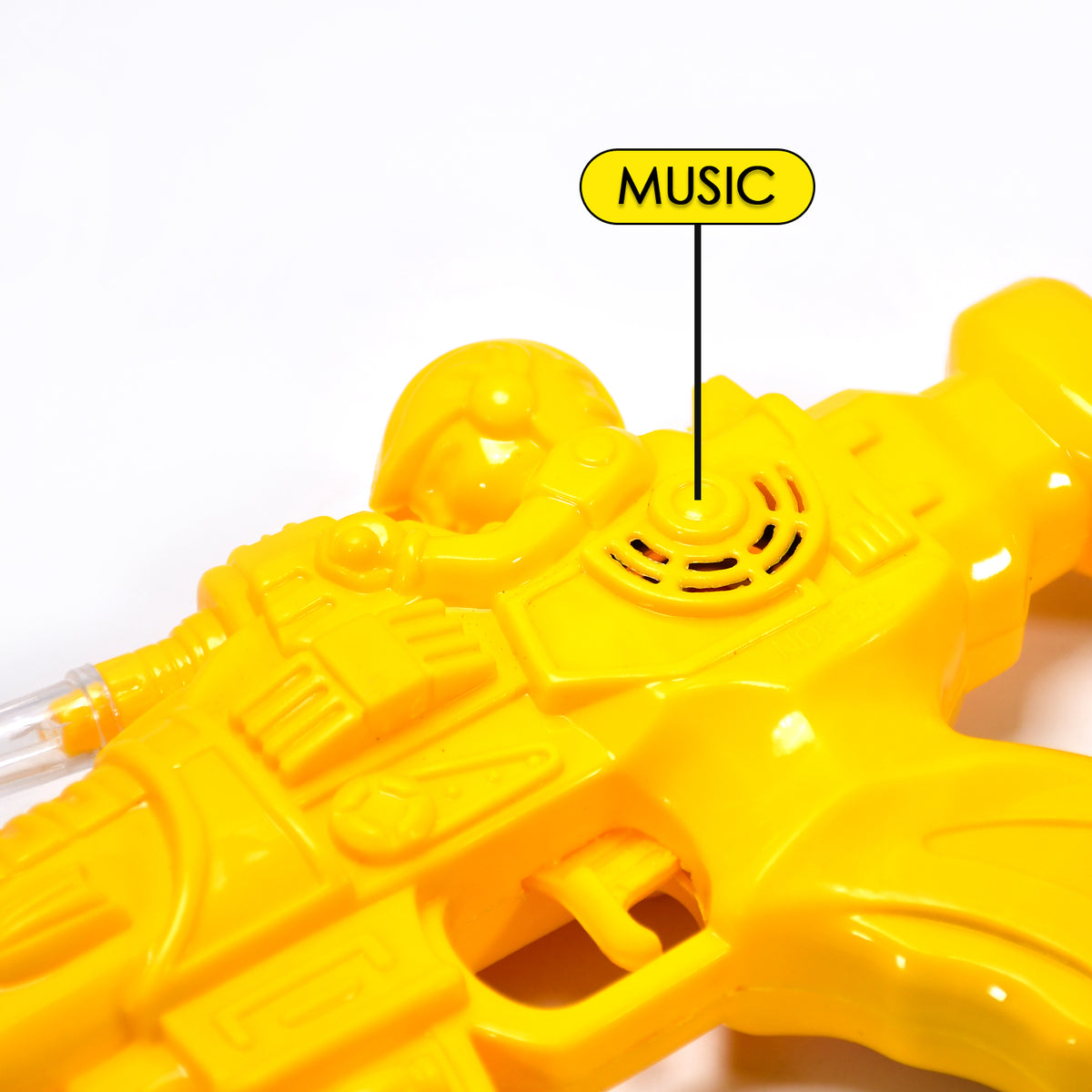 4412 Concept Musical Transparent Glow Gear Gun With Rainbow Light ( 1 Pcs )