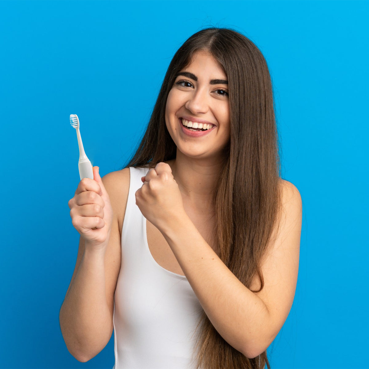Electric Toothbrush For Adults With Toothbrush Head (1 Pc  Battery Not Included)