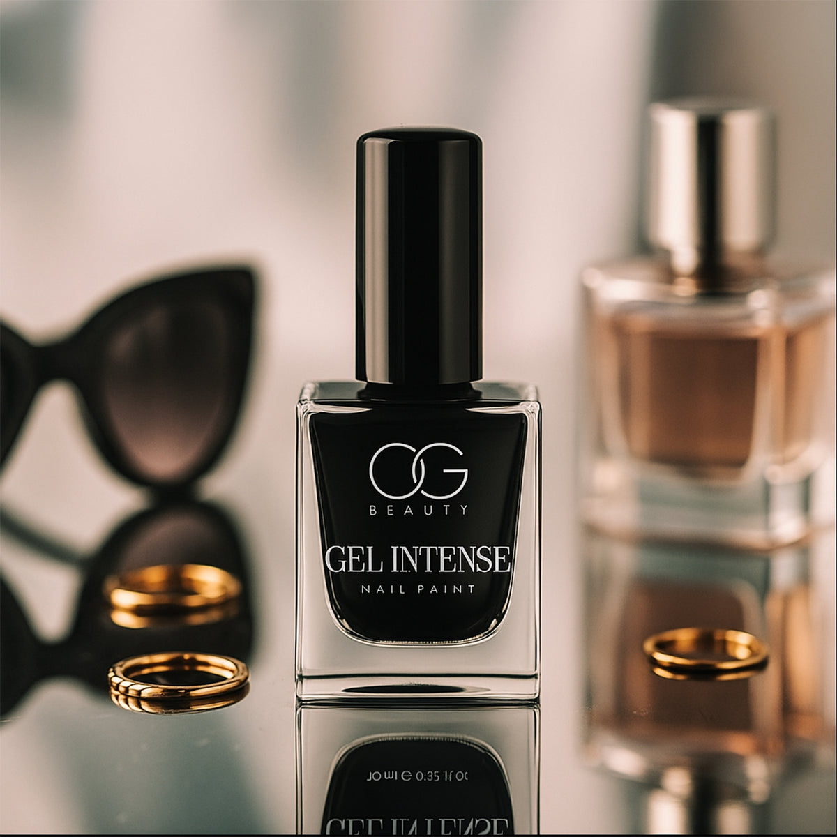 Og Beauty Black Beauty Gel Intense Nail Polish (1 Pc  10 Ml)