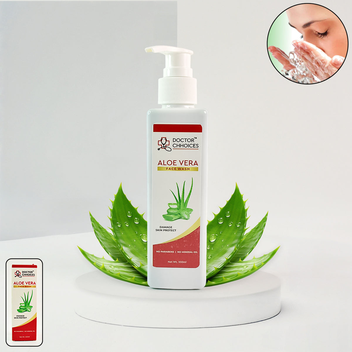 Doctor Chhoices Aloe Vera Face Wash  200ml