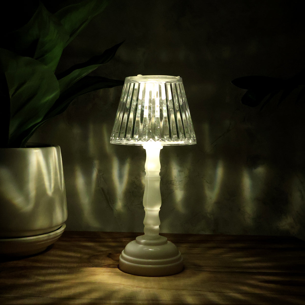 Led Crystal Table Lamps (4 Pc)